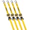 Dewalt 12' x 1.25 in Ratchet Straps, 1800 lb, 4PK DXBC18004 - alternate 1